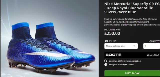Nike Mercurial Superfly Bleu Noir Tache Chaussures de Football pour Terrain Ferme 15