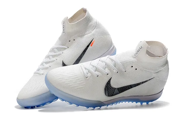 Nike Mercurial Superfly VI Elite TF White/Metallic Cool Grey Sapatos de futebol para gramado artificial 8