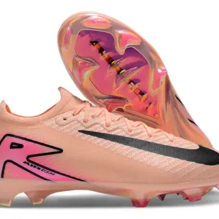 Nike Mercurial Vapor Air Zoom Peach Pink Firm-Ground Soccer Shoes