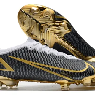 Nike Mercurial Vapor কালো ও সোনালি ফার্ম-গ্রাউন্ড ফুটবল জুতা