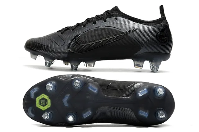 Nike Mercurial Vapor Black Lime Green Firm-Ground أحذية كرة القدم 2