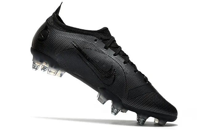 Nike Mercurial Vapor Black Lime Green Firm-Ground أحذية كرة القدم 3