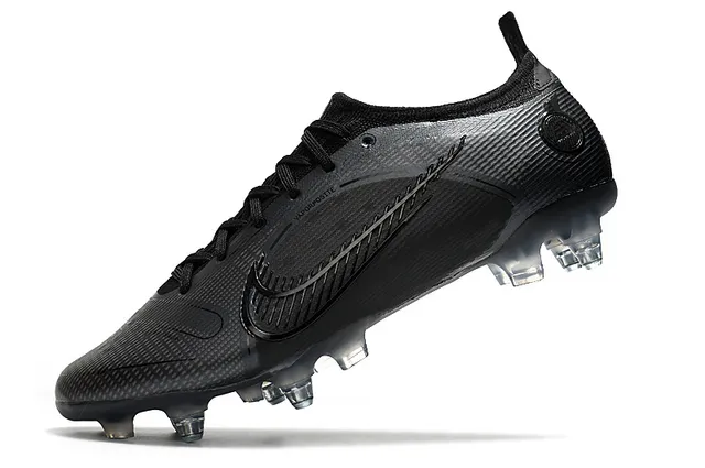 Nike Mercurial Vapor Black Lime Green Firm-Ground أحذية كرة القدم 4