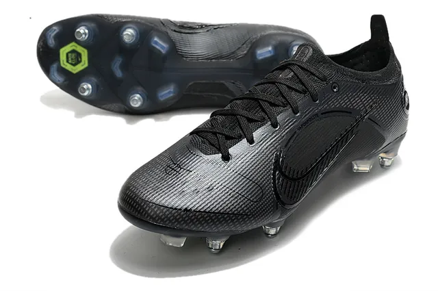 Nike Mercurial Vapor Black Lime Green Firm-Ground أحذية كرة القدم 6