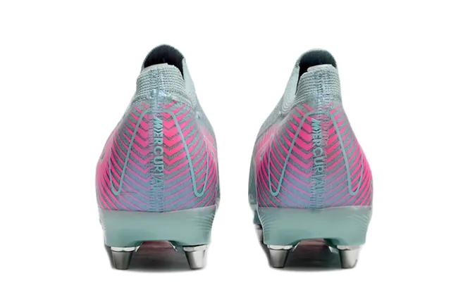 Nike Mercurial Vapor Gray Pink Flyknit Upper Asymmetrical Lacing Firm-Ground Soccer Shoes 3