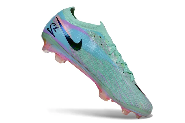 Nike Multicolor Iridescent Holographic Upper Sock-Fit Collar Firm-Ground Soccer Shoes 2