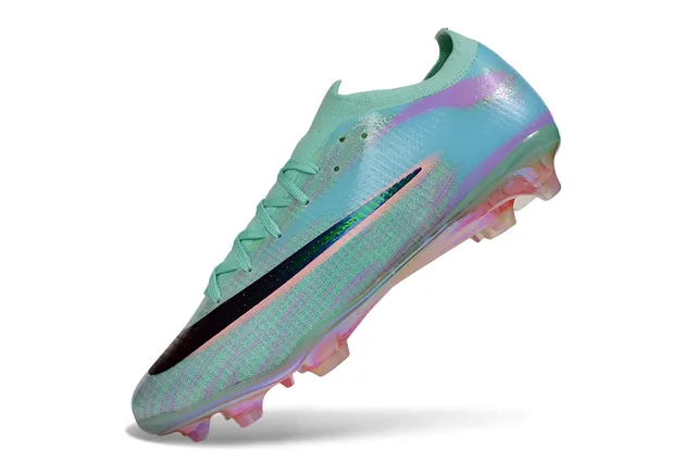 Nike Multicolor Iridescent Holographic Upper Sock-Fit Collar Firm-Ground Soccer Shoes 3