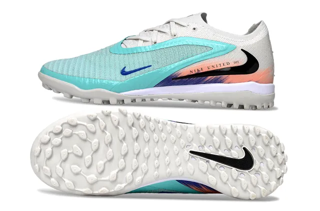 Nike बहुरंगी बुनाई ऊपरी सिंथेटिक ओवरले टर्फ फुटबॉल जूते 6