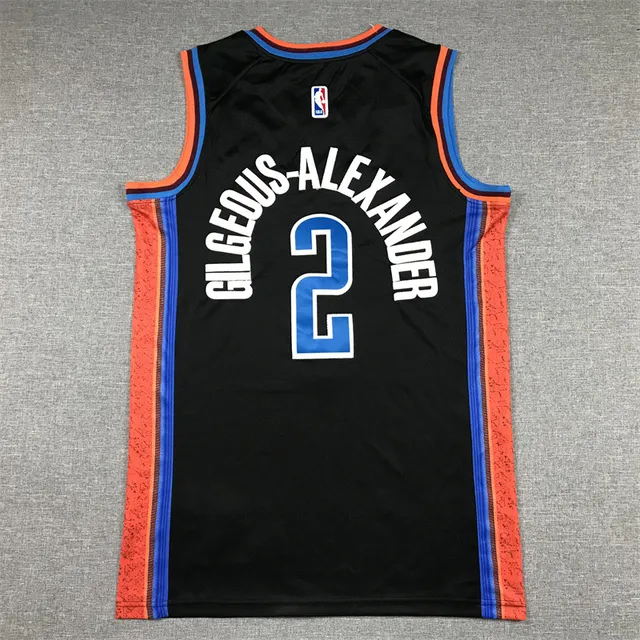 Nike Oklahoma Standard Black Orange Blue Textured Side Panel Jersey 2