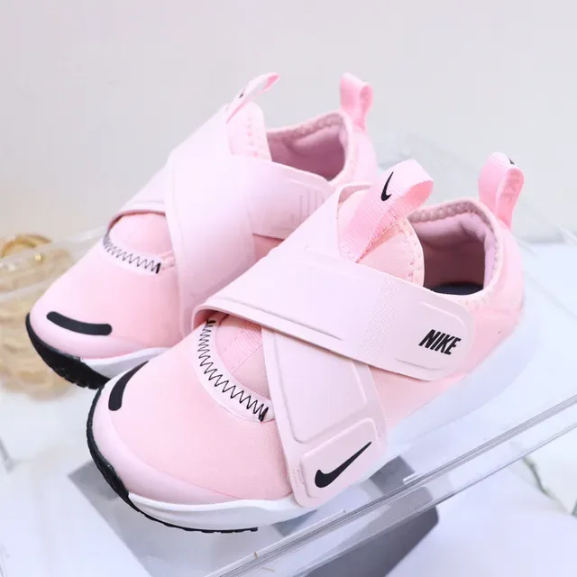 Nike Orange Beige Slip-On Single-Strap Closure Lifestyle Sneakers 22
