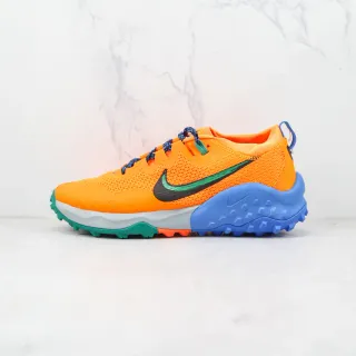 Nike Orange Blue Green Trail Running Shoes