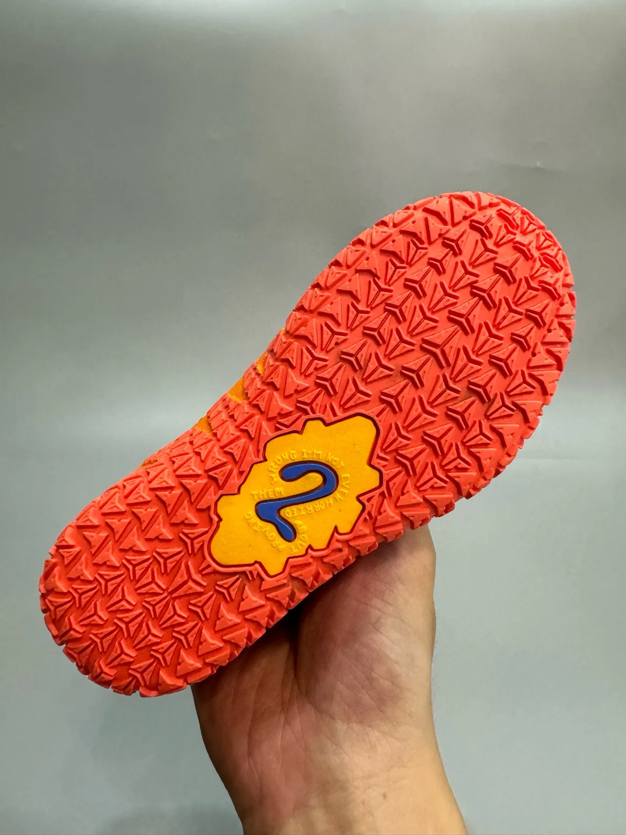 Nike Laranja Azul Tênis de Basquete Low-Top Upper de Tricot 7