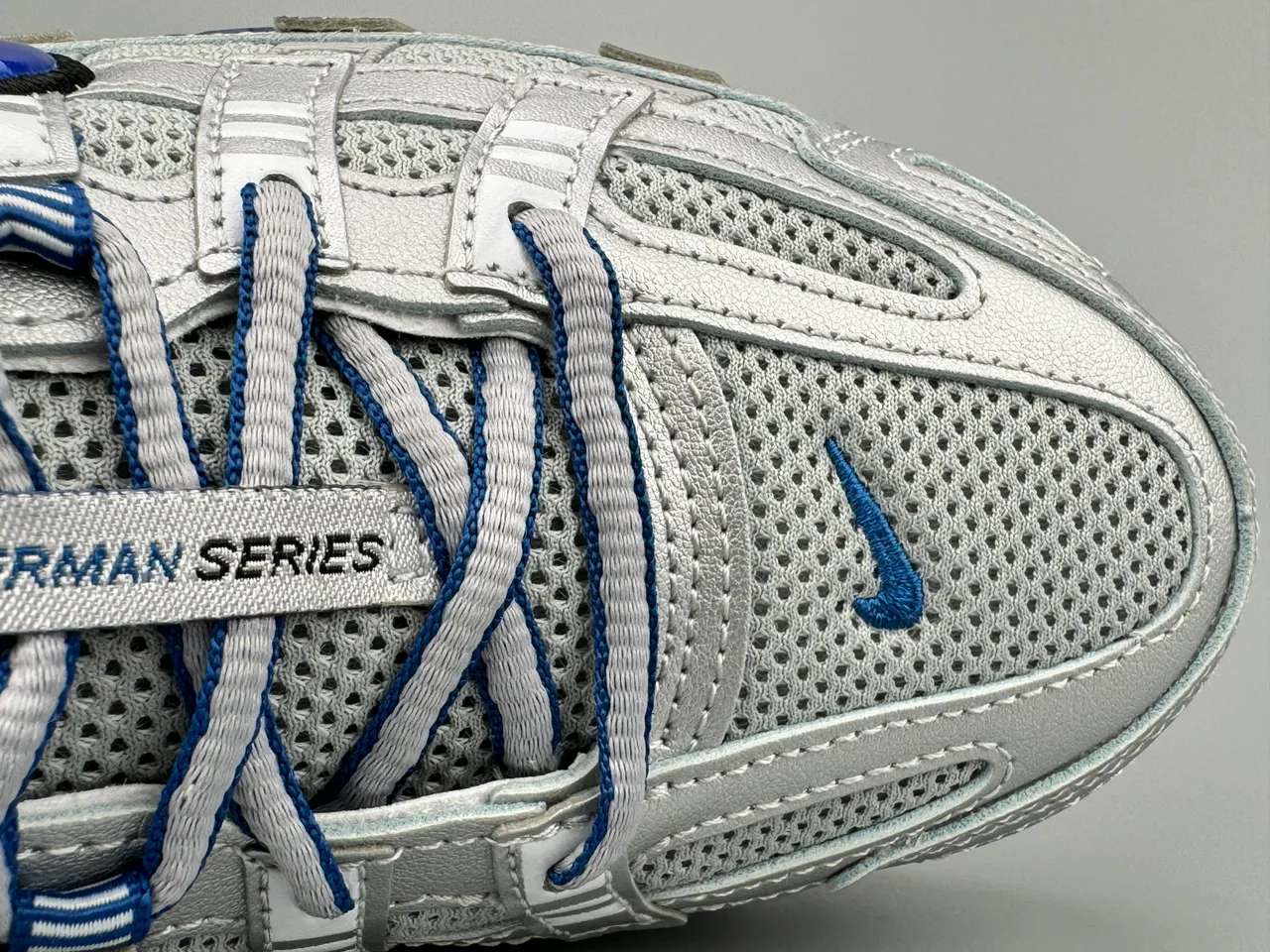 Nike P-6000 Silver and Blue Running Shoes 4