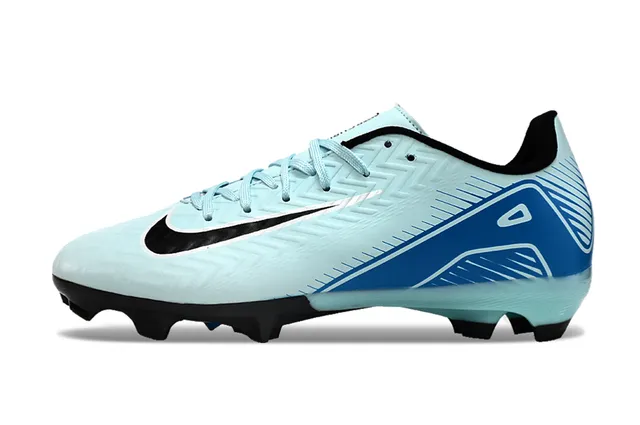 Nike Phantom GT Blue Black Low-Cut Synthetic Upper Chevron Texture Firm-Ground Soccer Shoes 7