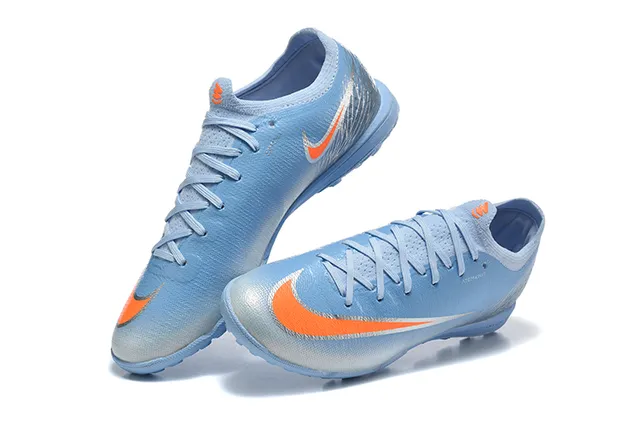 Nike Phantom GT Blue Orange Low-Cut Synthetic Upper Gradient Finish Turf Soccer Shoes 2