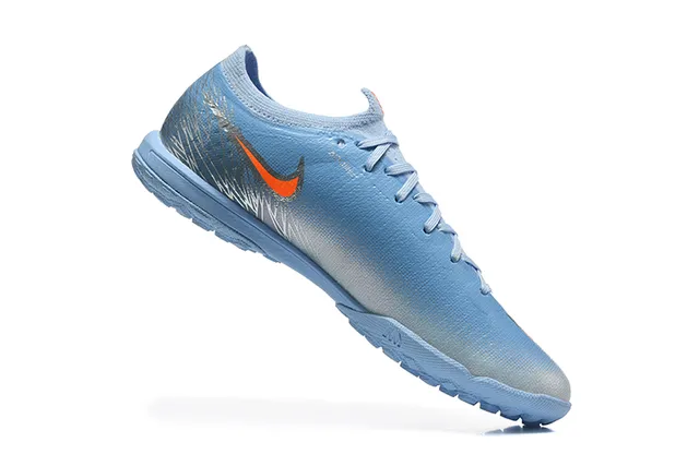 Nike Phantom GT Blue Orange Low-Cut Synthetic Upper Gradient Finish Turf Soccer Shoes 3