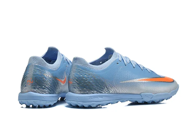 Nike Phantom GT Blue Orange Low-Cut Synthetic Upper Gradient Finish Turf Soccer Shoes 5