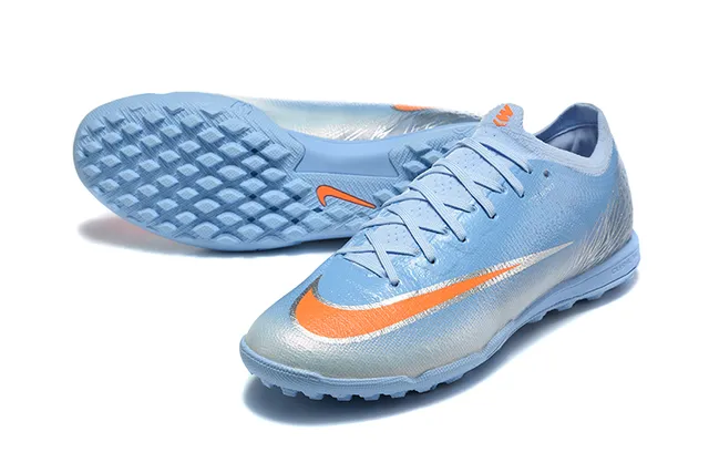 Nike Phantom GT Blue Orange Low-Cut Synthetic Upper Gradient Finish Turf Soccer Shoes 6