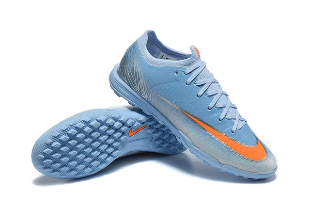 Nike Phantom GT Blue Orange Low-Cut Synthetic Upper Gradient Finish Turf Soccer Shoes 7