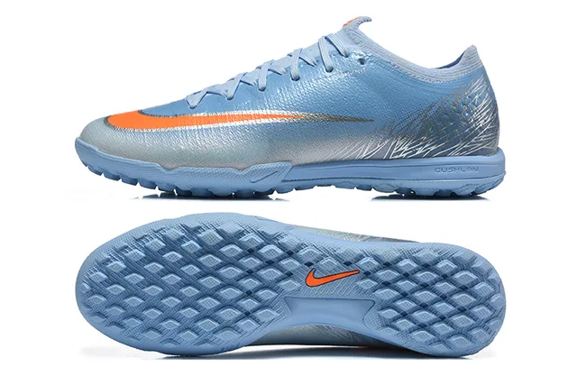 Nike Phantom GT Blue Orange Low-Cut Synthetic Upper Gradient Finish Turf Soccer Shoes 9