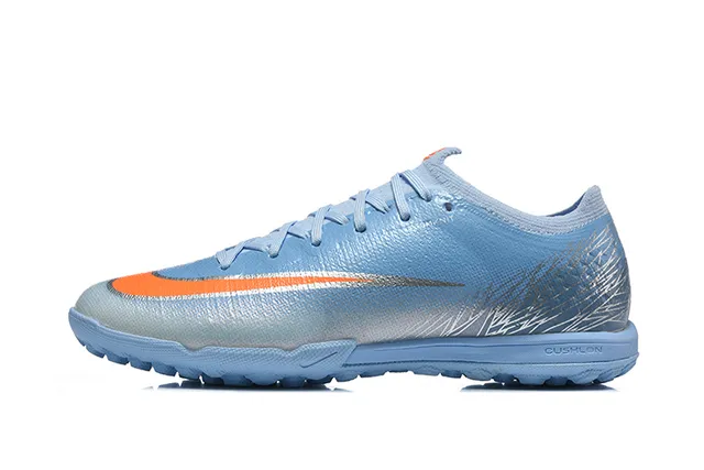 Nike Phantom GT Blue Orange Low-Cut Synthetic Upper Gradient Finish Turf Soccer Shoes 10