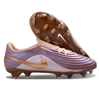 Nike Phantom GT Purple Gold Wave-Ribbed Upper Iridescent Finish Firm-Ground Soccer Shoes
