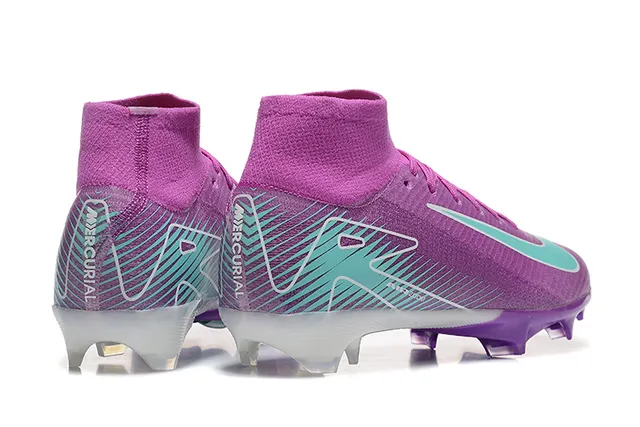 Nike Phantom GT Purple Teal Firm-Ground Soccer Shoes 2