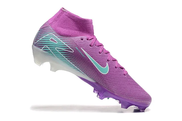 Nike Phantom GT Purple Teal Firm-Ground Soccer Shoes 4
