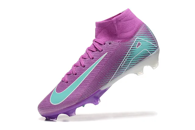 Nike Phantom GT Purple Teal Firm-Ground Soccer Shoes 5