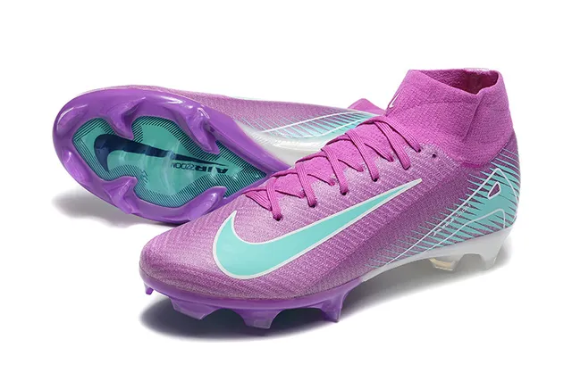 Nike Phantom GT Purple Teal Firm-Ground Soccer Shoes 7