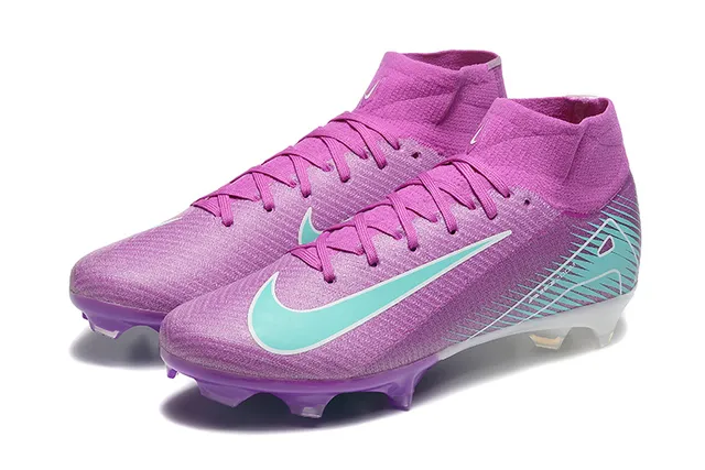 Nike Phantom GT Purple Teal Firm-Ground Soccer Shoes 8