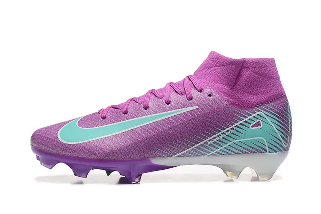 Nike Phantom GT Purple Teal Firm-Ground Soccer Shoes 10