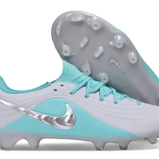 Nike Phantom GT White Blue Low-Cut Synthetic Upper Firm-Ground Soccer Shoes
