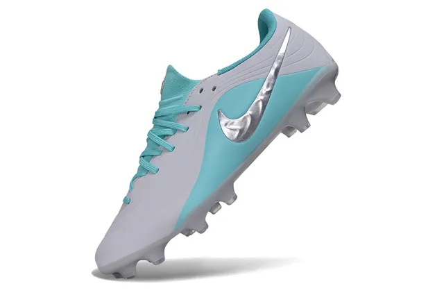 Nike Phantom GT White Blue Low-Cut Synthetic Upper Firm-Ground Soccer Shoes 3