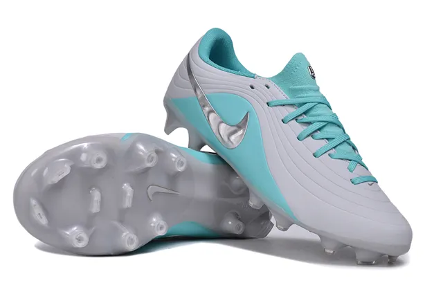 Nike Phantom GT White Blue Low-Cut Synthetic Upper Firm-Ground Soccer Shoes 4