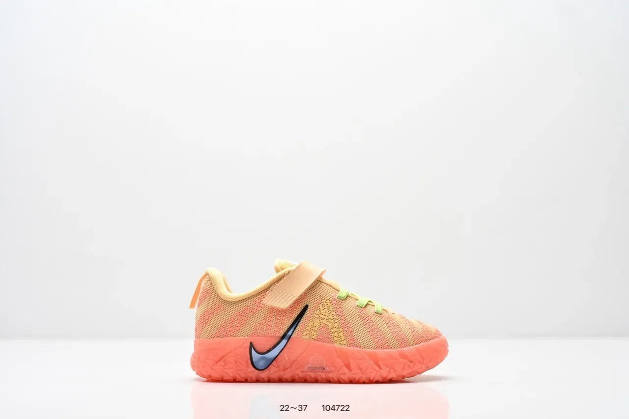 Nike Pink and Mint Green Knit Strap Sneakers 10
