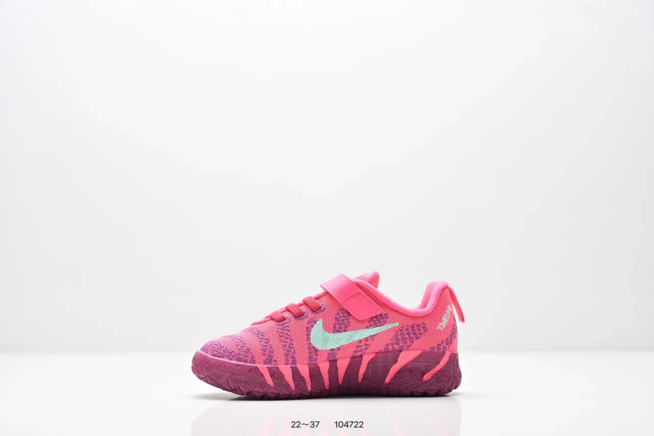 Nike Pink and Mint Green Knit Strap Sneakers 16