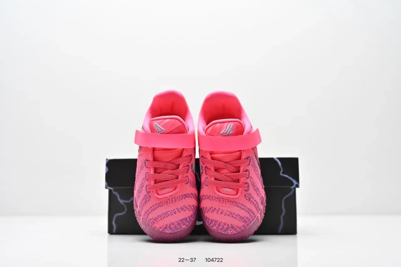 Nike Pink and Mint Green Knit Strap Sneakers 21