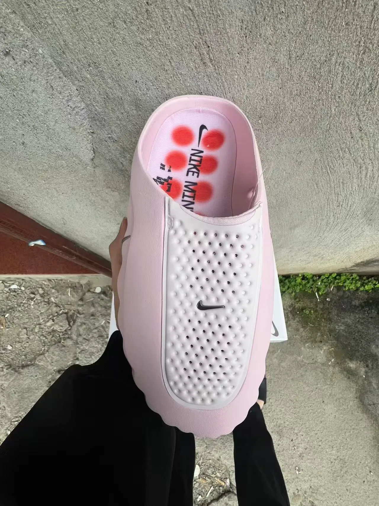 Nike Pink and Orange Podded Midsole Lifestyle Sneaker 3