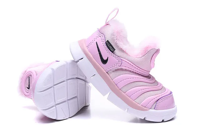 Nike Rose Blanc Slip-On Ribbed Synthetic Upper Bottes de Neige 6