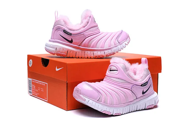 Nike Rose Blanc Slip-On Ribbed Synthetic Upper Bottes de Neige 9