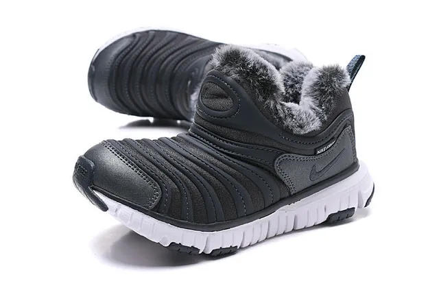 Nike Rose Blanc Slip-On Ribbed Synthetic Upper Bottes de Neige 13
