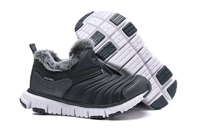 Nike Rose Blanc Slip-On Ribbed Synthetic Upper Bottes de Neige 19