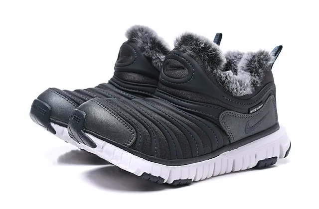 Nike Rose Blanc Slip-On Ribbed Synthetic Upper Bottes de Neige 20