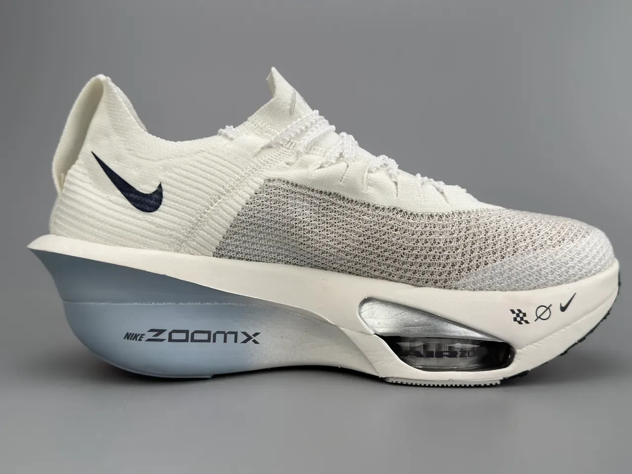 Nike Road Racing AF chaussures de running blanc noir gris 10