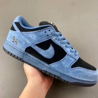 Nike SB Dunk Low '94' 蓝黑麂皮滑板鞋