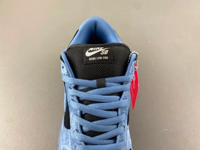 Nike SB Dunk Low '94' chaussures de skateboard en daim bleu noir 6