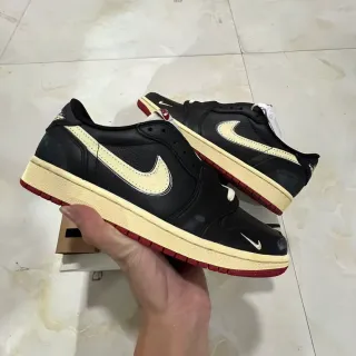 Nike SB Dunk Low Black Cream Red Lifestyle Sneakers