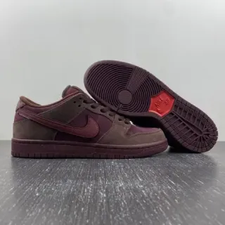 Nike SB Dunk Low Burgundy Brown Skateboard Shoes
