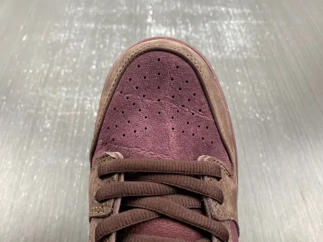 Chaussures de Skateboard Nike SB Dunk Low Bourgogne Marron 6